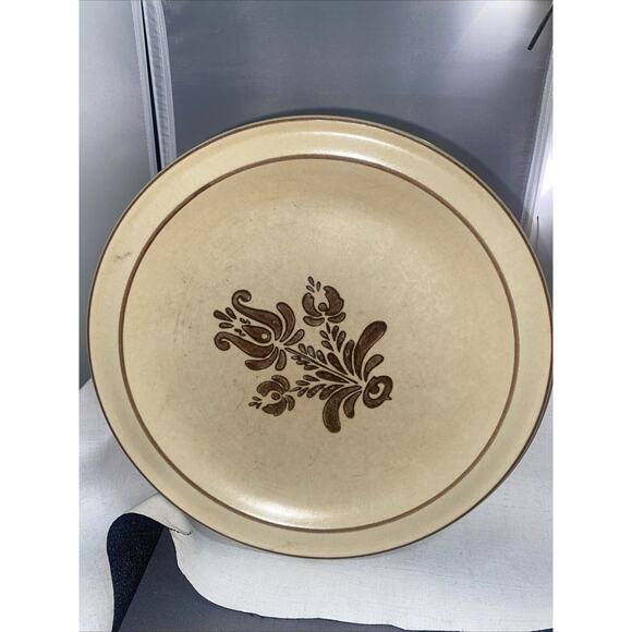 Set Of 2 Vintage 1980s Pfaltzgraff Village 10.5” Dinner Plates USA - Picture 2 of 7